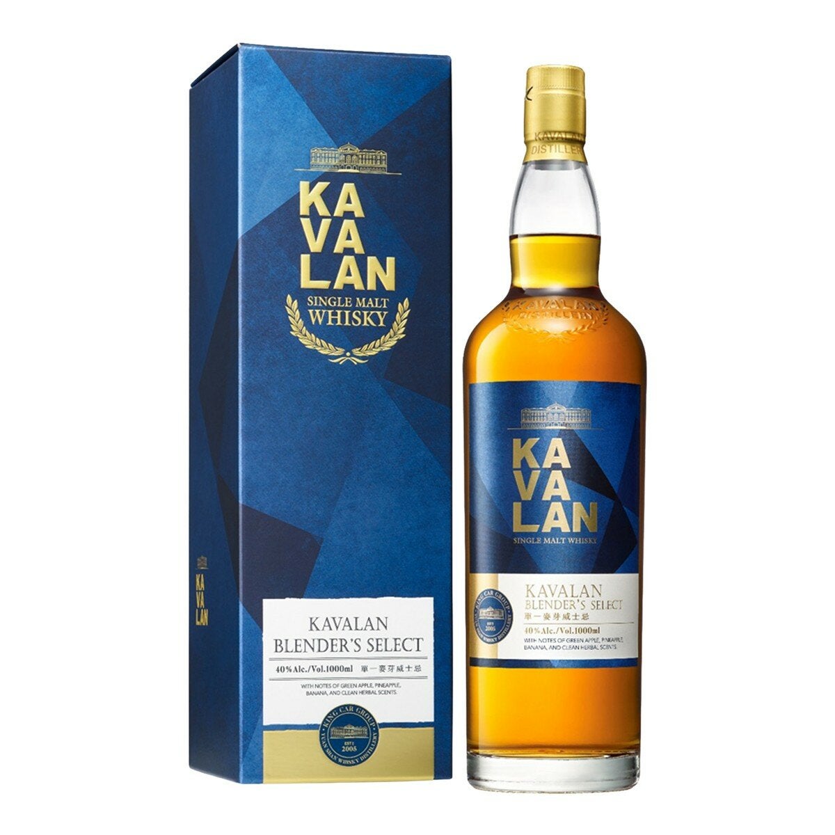 Kavalan噶瑪蘭調酒師精選威士忌 1公升