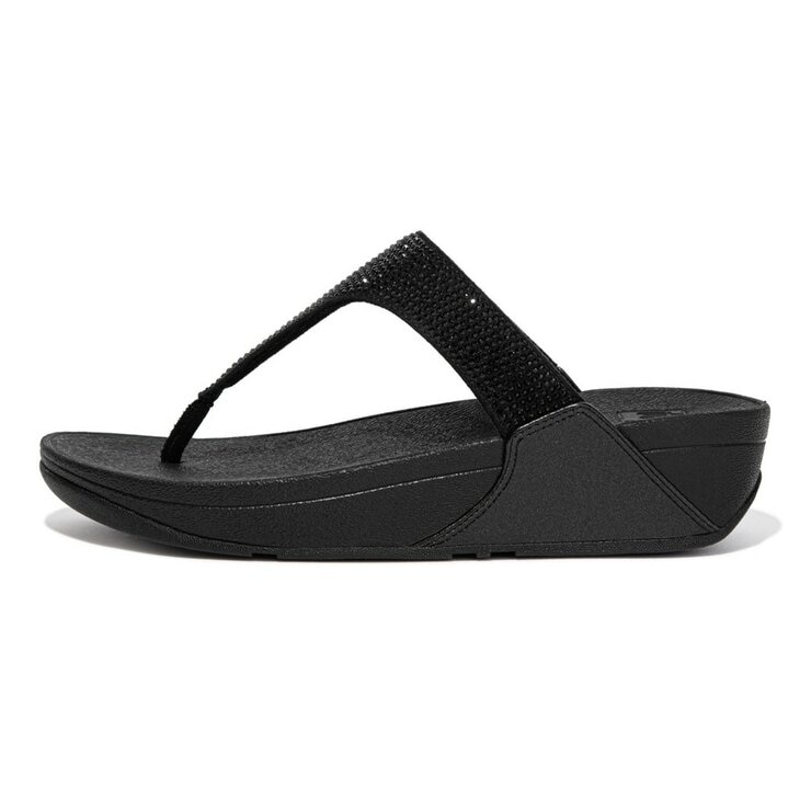 FitFlop Lulu 牛皮女拖鞋 黑 FitFlop Lulu 牛皮女拖鞋 黑
