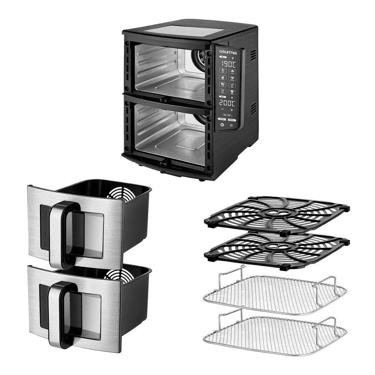 Gourmia 數位雙層氣炸鍋 GAF1190