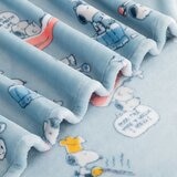 Peanuts 經典卡通舒適毯 152公分 X 177公分 藍