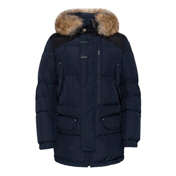 Parajumpers 男連帽羽絨外套 深藍色 L Parajumpers 男連帽羽絨外套 深藍色 L