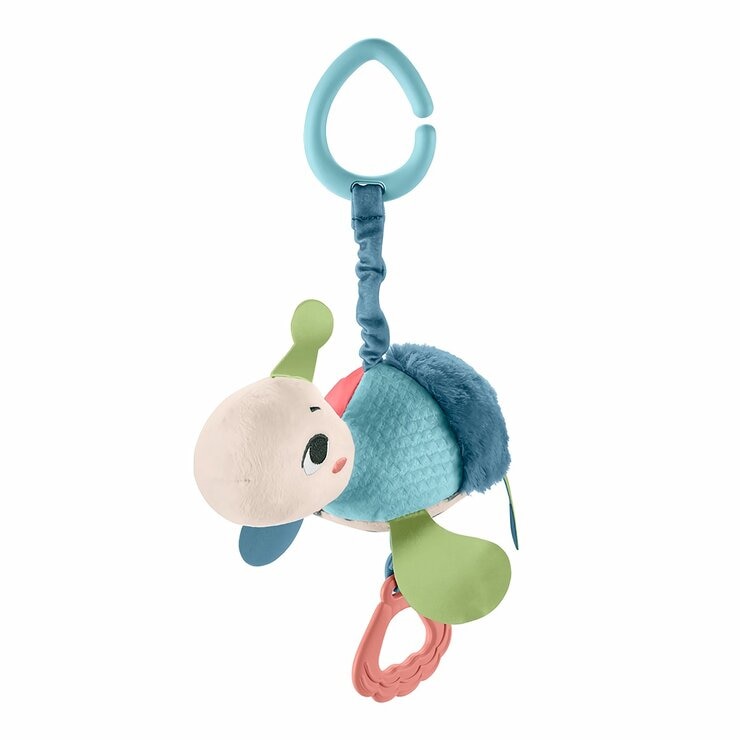 費雪 彈彈小烏龜推車玩具 / 0個月以上 + 形狀認知可愛帳篷 / 6個月以上