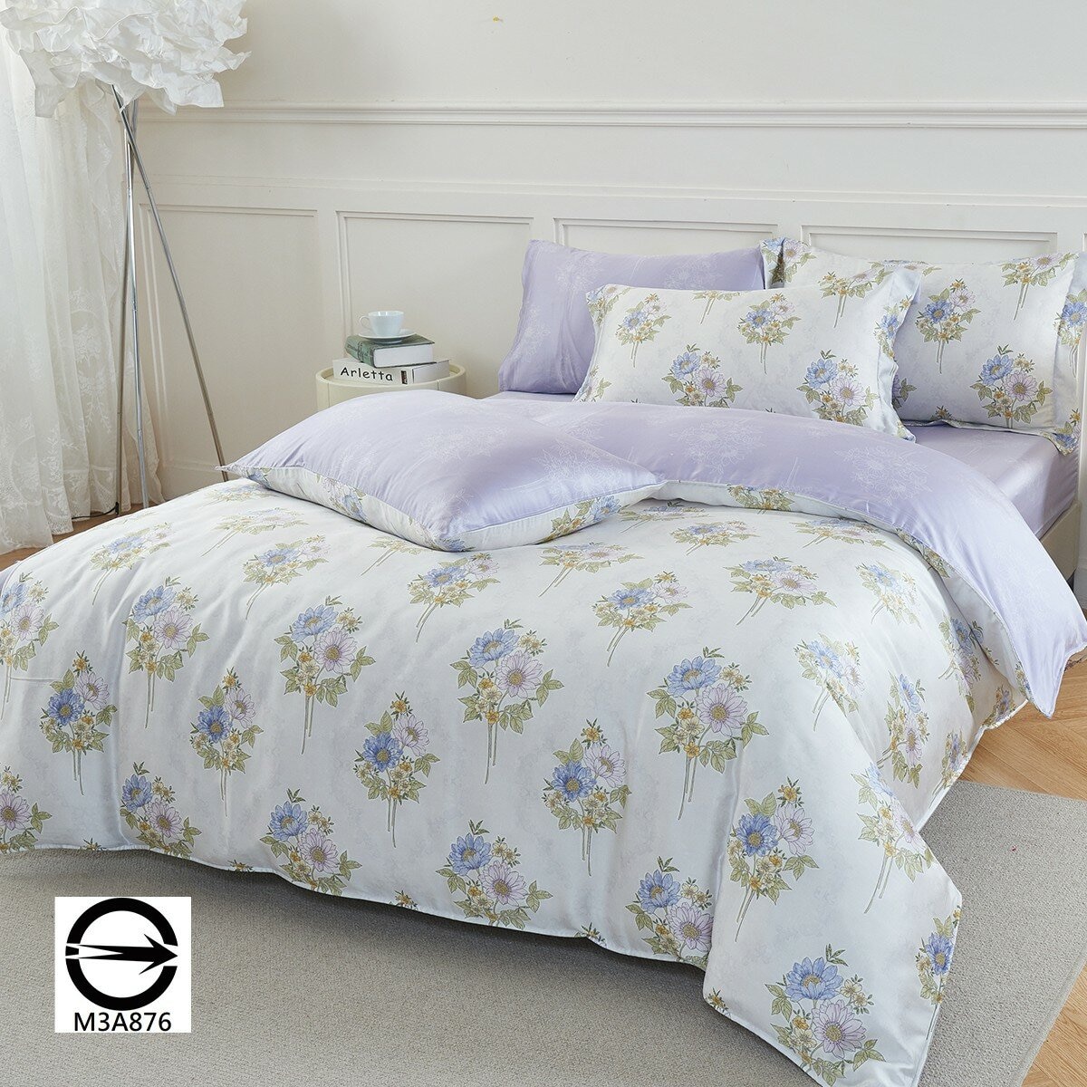 Don Home 300織萊賽爾雙人兩用被套六件組 152公分 X 190公分 初綻