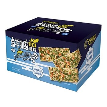 大田海洋 鱈魚鮮蝦脆片 80公克 X 4包
