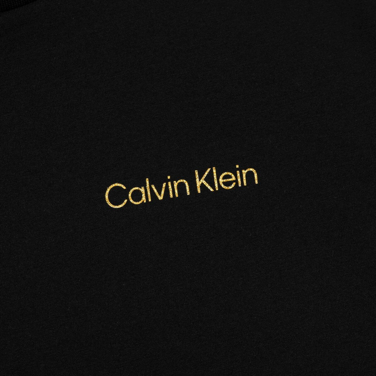 Calvin Klein Jeans 女Logo短袖圓領上衣 黑