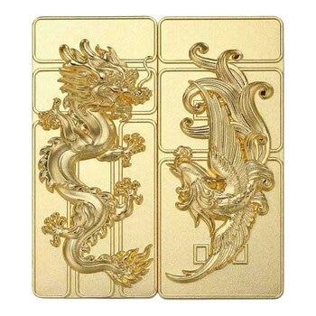 龍鳳 黃金條塊 999.9純金 100公克