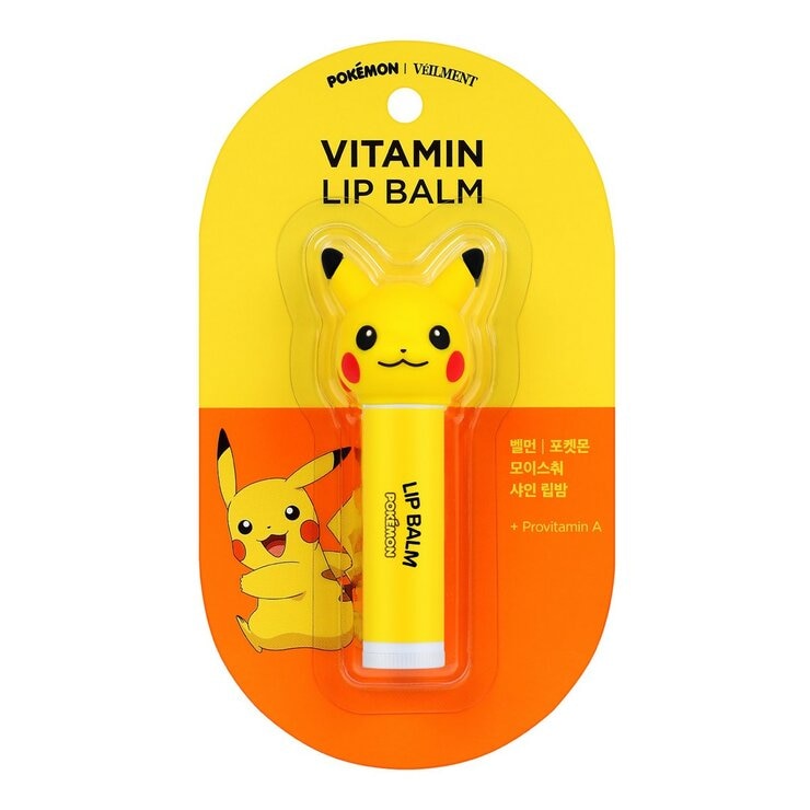 蓓蔓 寶可夢維他命護唇膏組 4.5公克 X 3入