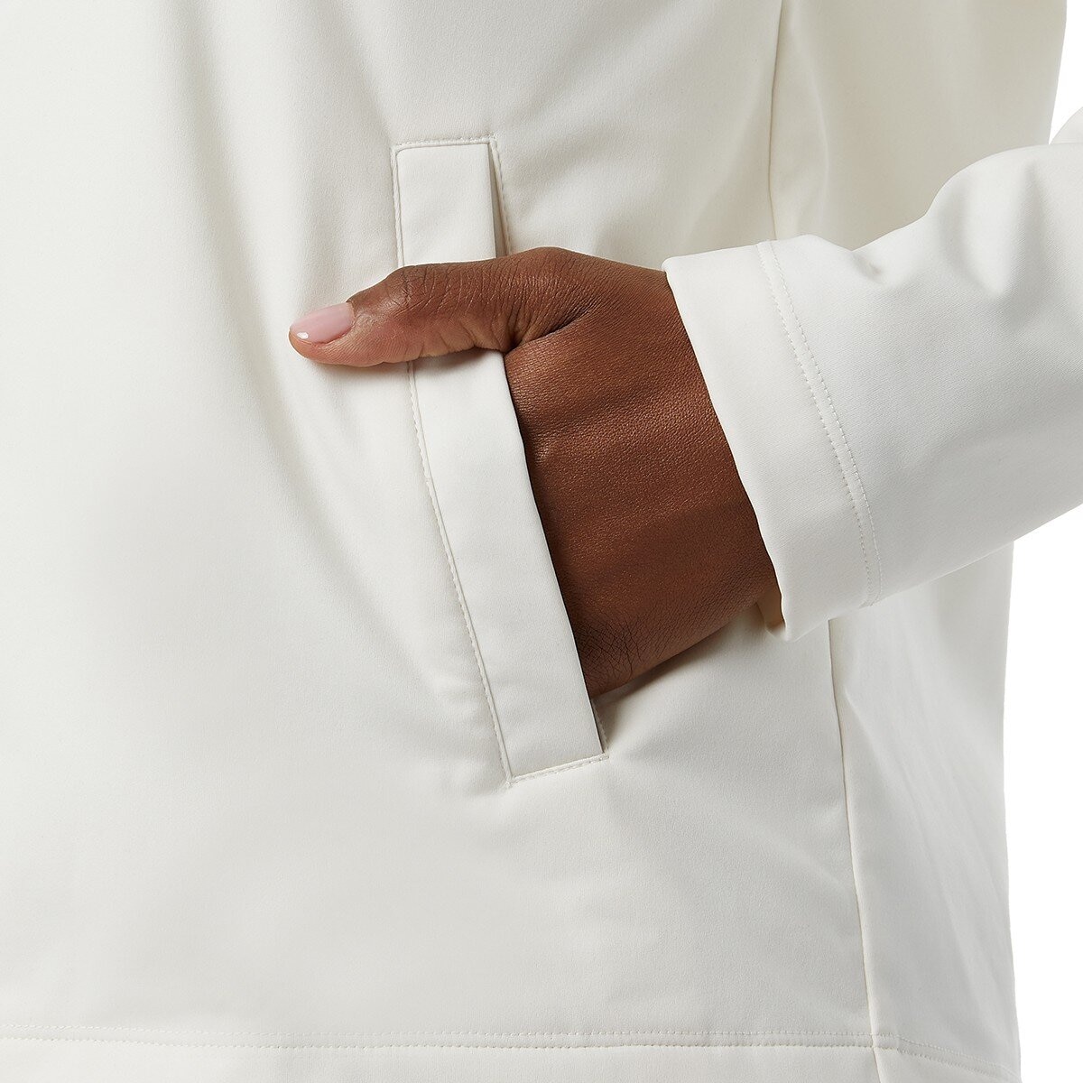 32 Degrees 女連帽外套 白