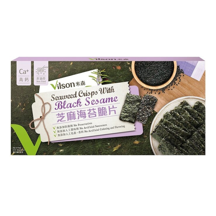 米森 芝麻海苔脆片 18公克 X 12包