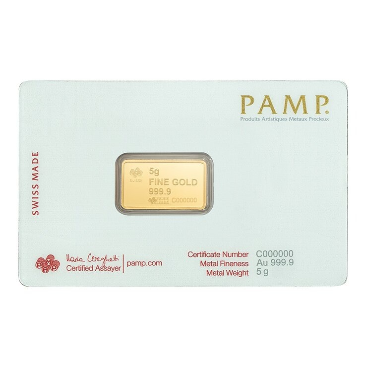 PAMP 美國自由紀念金條 999.9純金 5公克