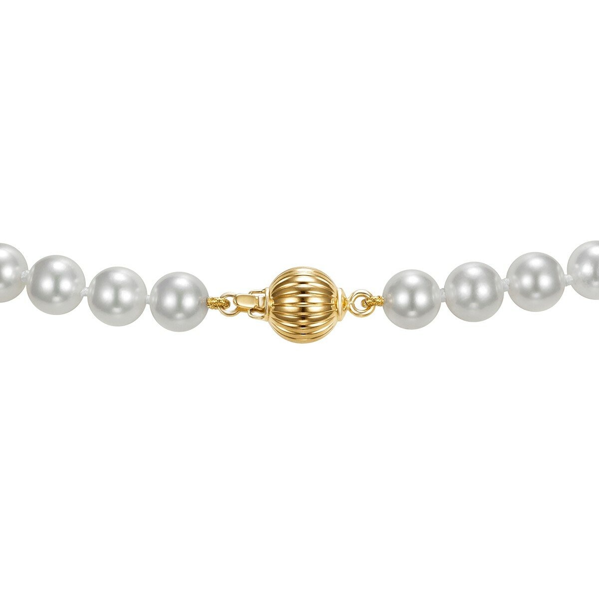 淡水珍珠項鍊 18K白K金 7公釐-7.5公釐 淡水珍珠項鍊 18K白K金 7公釐-7.5公釐