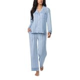 DKNY 女長袖睡衣套組 淺藍