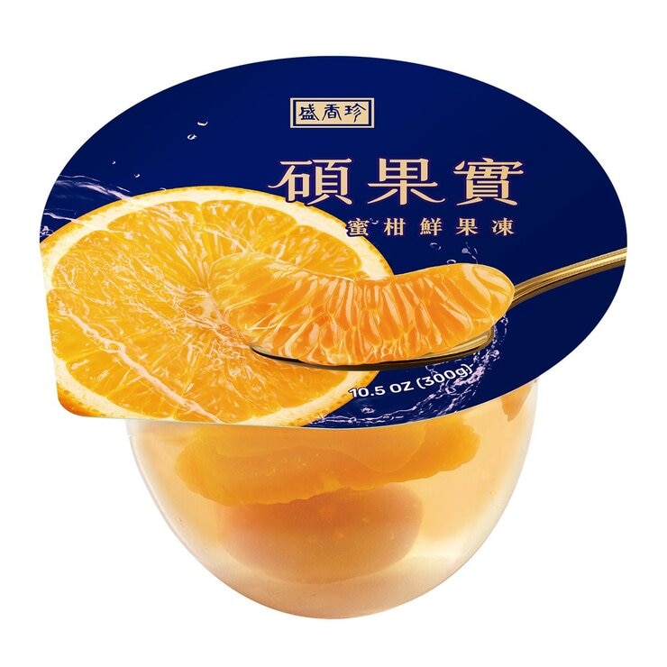 盛香珍 碩果實蜜柑鮮果凍300公克 X 10入