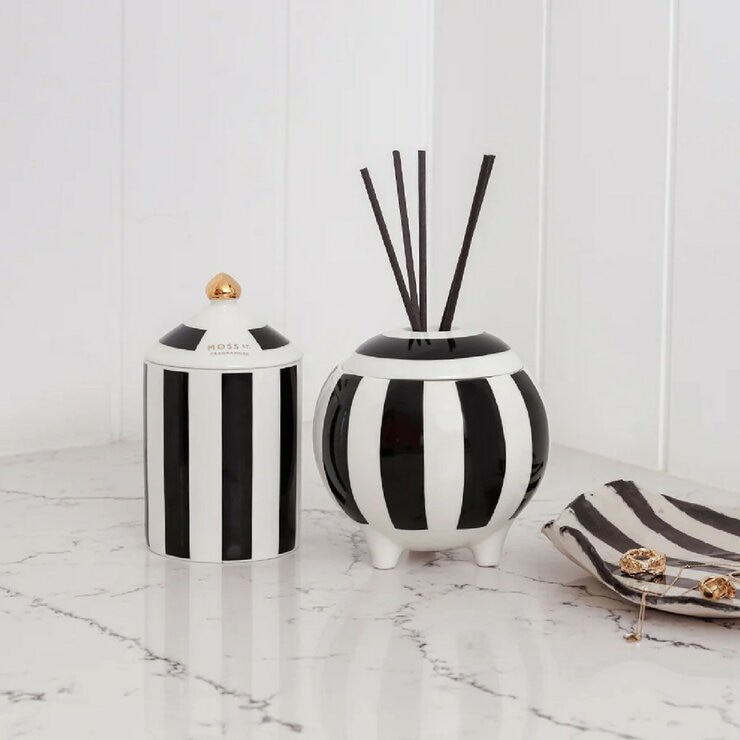 MOSS ST. FRAGRANCES 大陶瓷擴香 350毫升 茉莉、琥珀和藏紅花