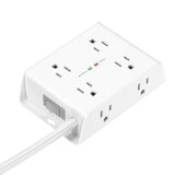 Huntkey 四面插孔延長線 含USB-A X 2 + USB-C X 2