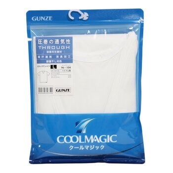 郡是 日本製涼感天竺V領上衣
