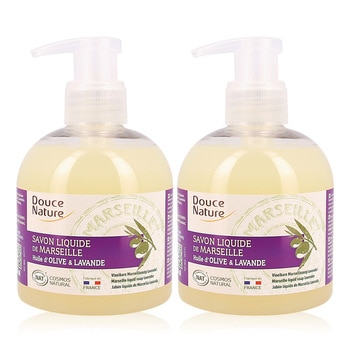 Douce Nature液態皂洗手乳薰衣草300毫升 2組入 Douce Nature液態皂洗手乳薰衣草300毫升 2組入