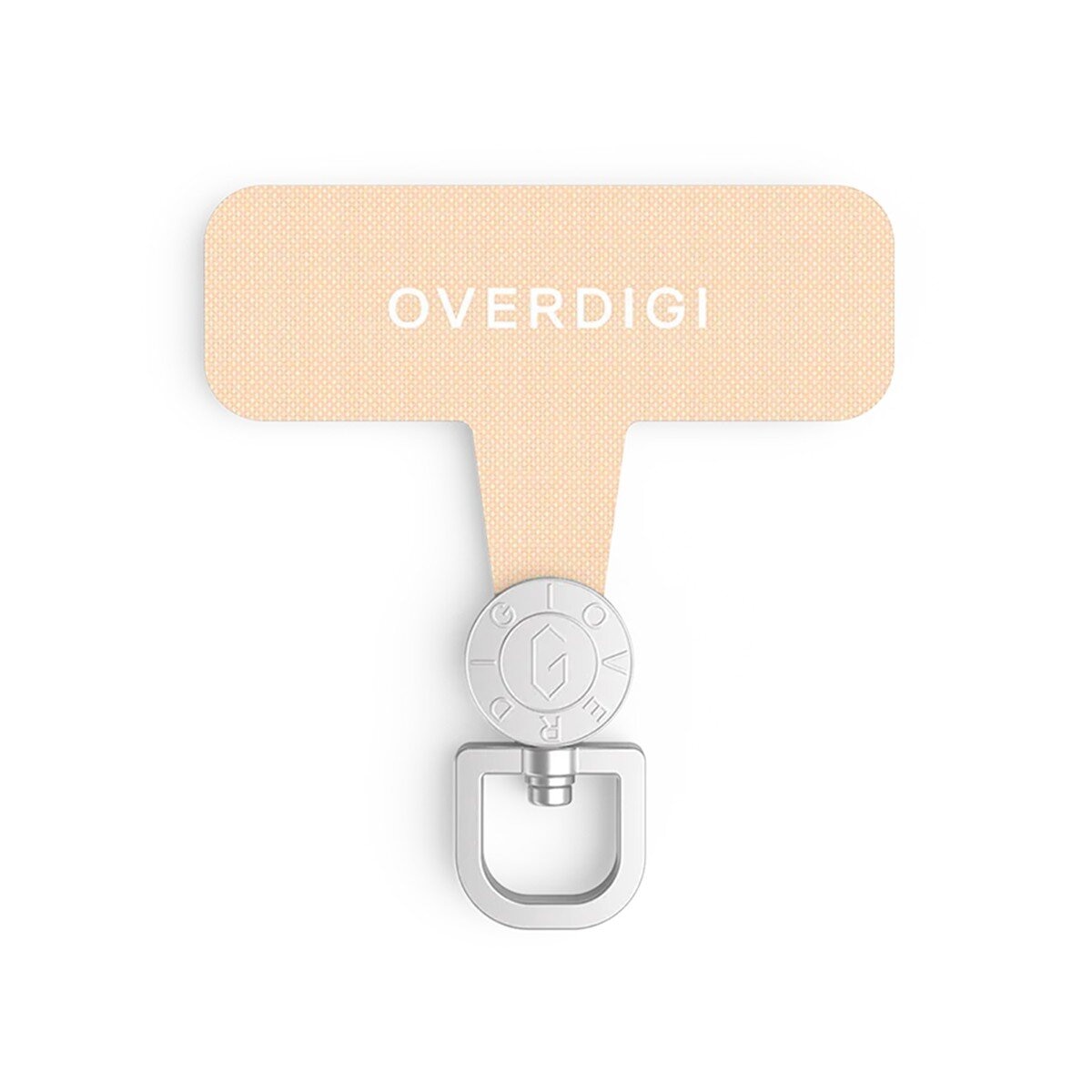 OVERDIGI Handy 多彩快拆手機掛繩+ 360 旋轉掛繩墊片組 棕+黑