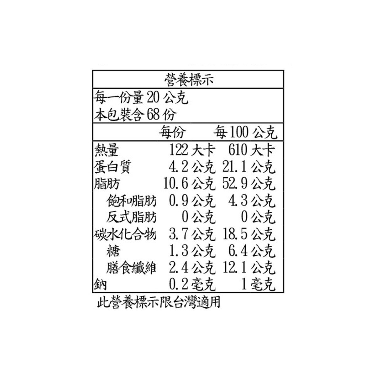Kirkland Signature 科克蘭 生杏仁 1.36公斤