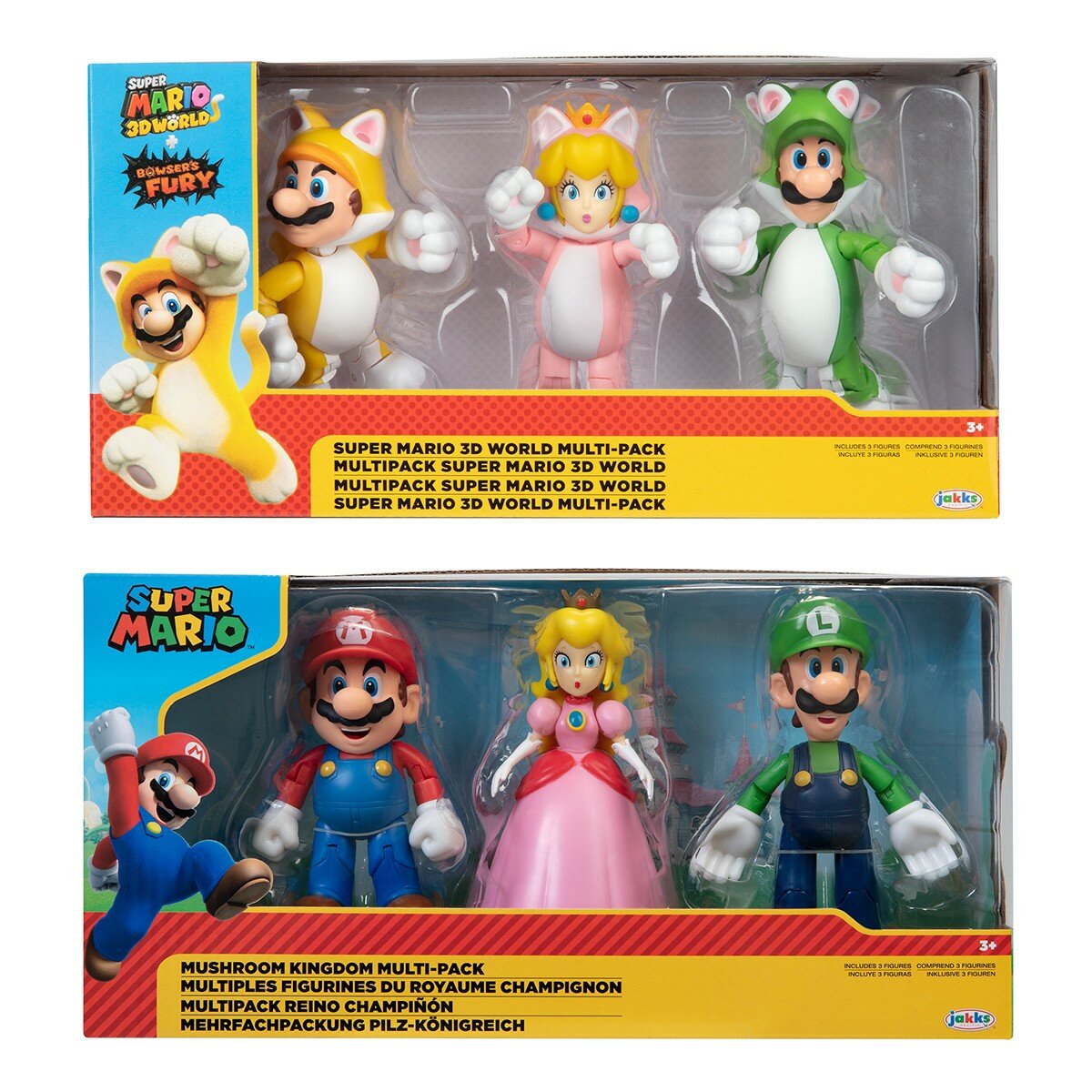 Super Mario 4吋公仔 3入組 / 3歲以上 Super Mario 4吋公仔 3入組 / 3歲以上