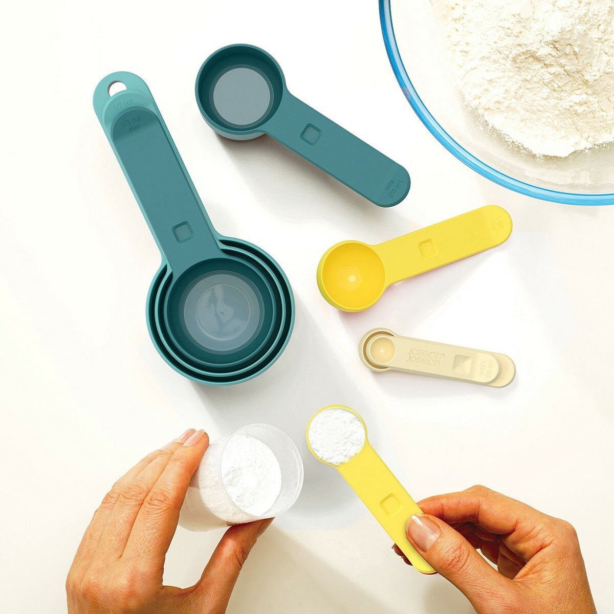 Joseph Joseph 聰明收納料理鏟杓 + 堆疊量匙 12件組