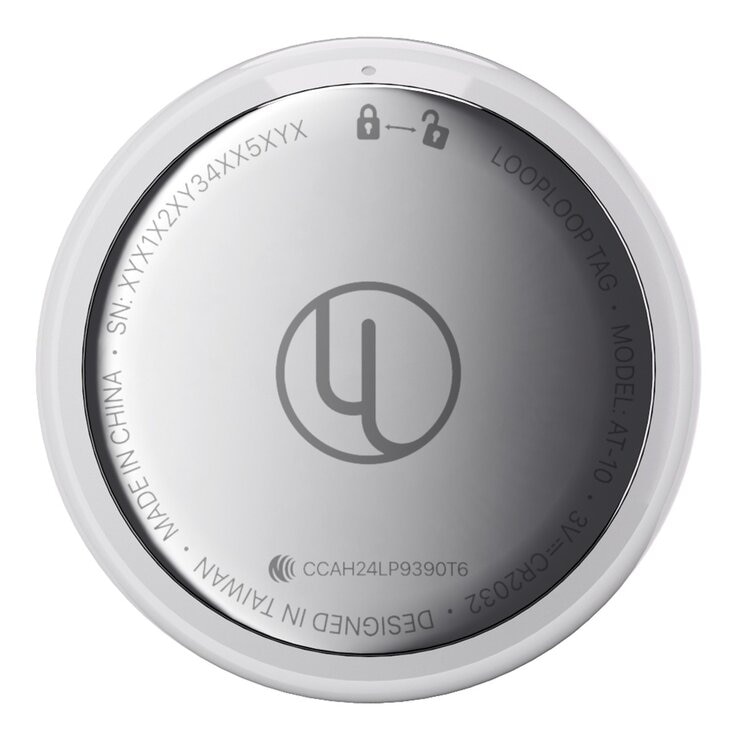 Looploop Tag 物品尋找器 AT-10 含配件四入組 星空黑