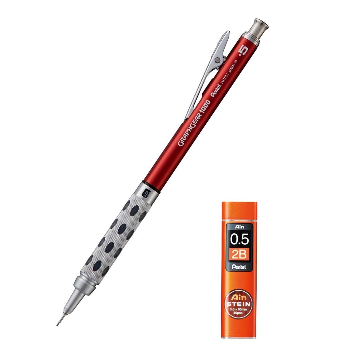 Pentel Graphgear 製圖筆紅桿 2b鉛筆芯 Costco 好市多
