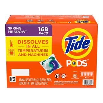 Tide 汰漬 洗衣膠囊 春天草地香 42顆 X 4入 Tide 汰漬 洗衣膠囊 春天草地香 42顆 X 4入