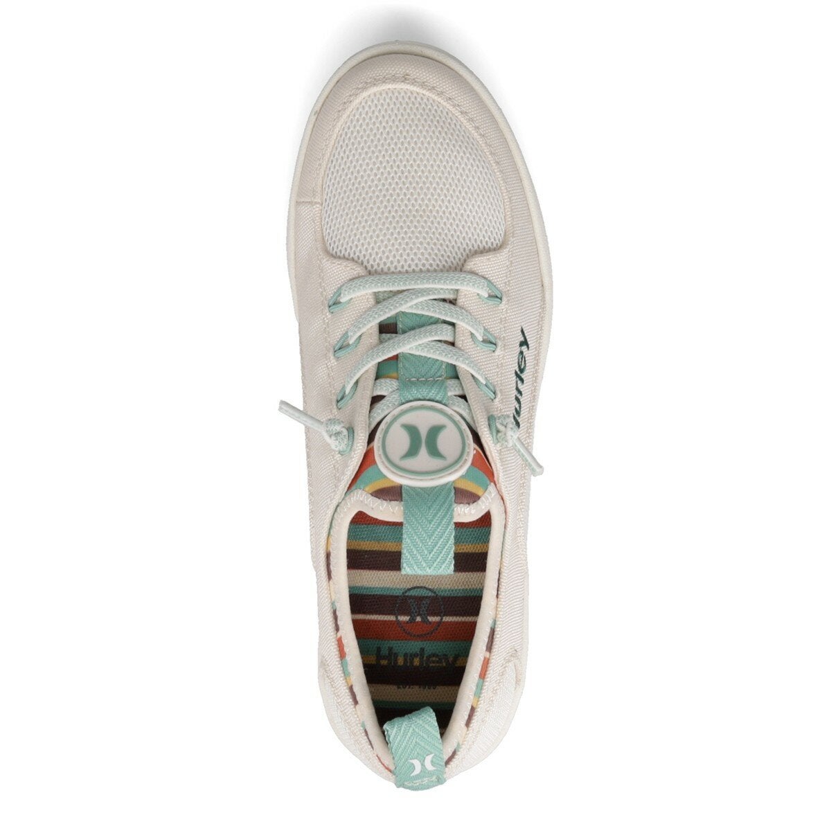 Hurley 女帆布鞋 米