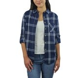Jachs G. 女長袖格紋襯衫