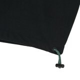 KANGOL 女長袖短版抽繩上衣 黑