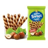 Happy Swing 夾餡捲心威化餅 巧克力 & 榛果口味 1200公克