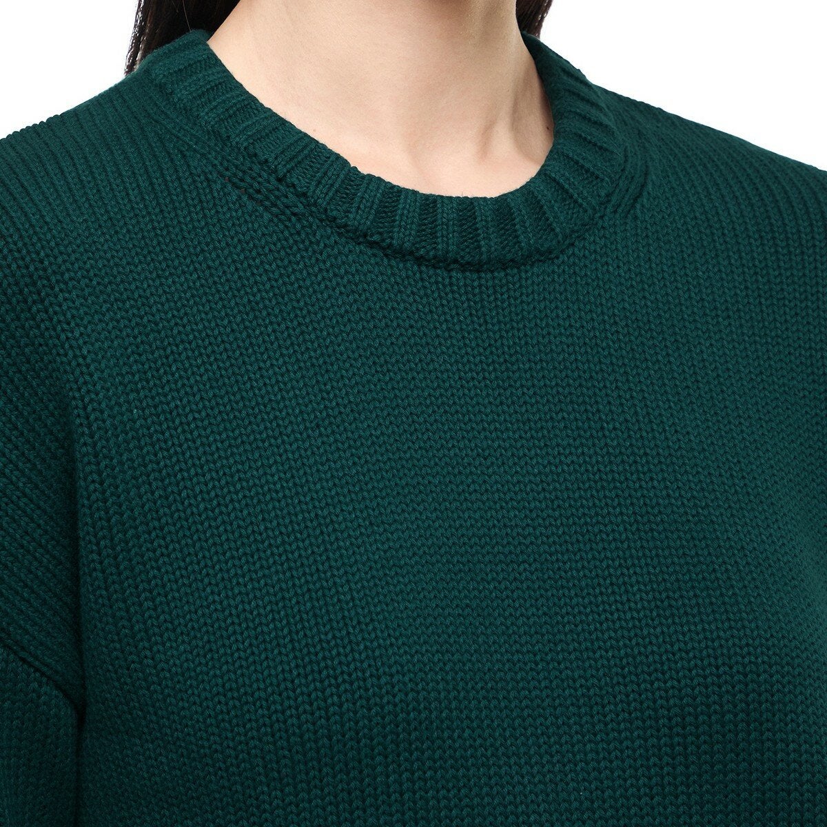 GAP 女落肩毛衣 綠