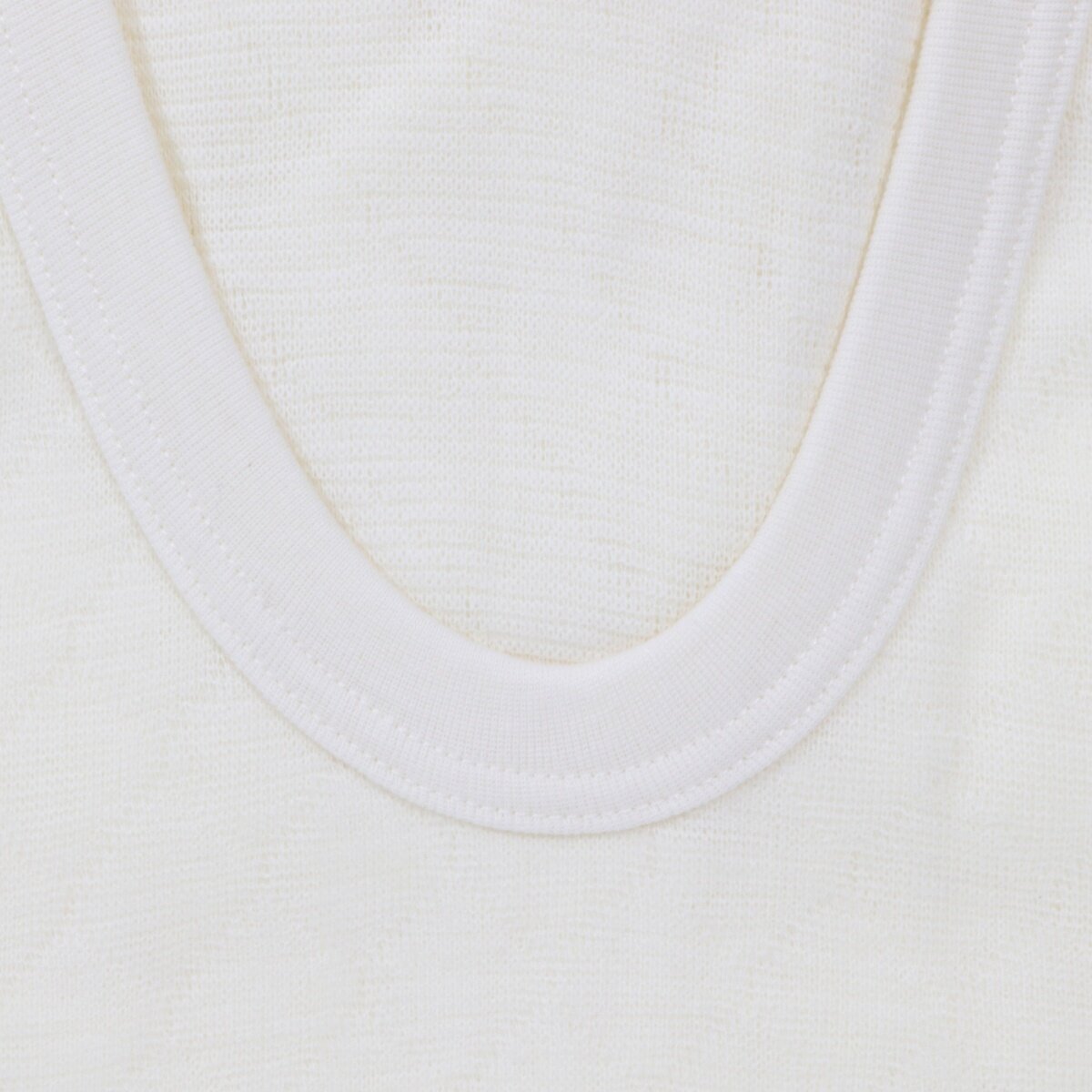 三和 男羊毛內衣褲組 白