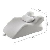 Essential Comfort 涼感記憶棉多用倚靠枕 62.5公分 X 33.7公分 X 21公分