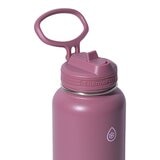 Thermoflask 不鏽鋼保冷保溫瓶 946毫升 X 2件組 深邃黑+霧玫瑰粉