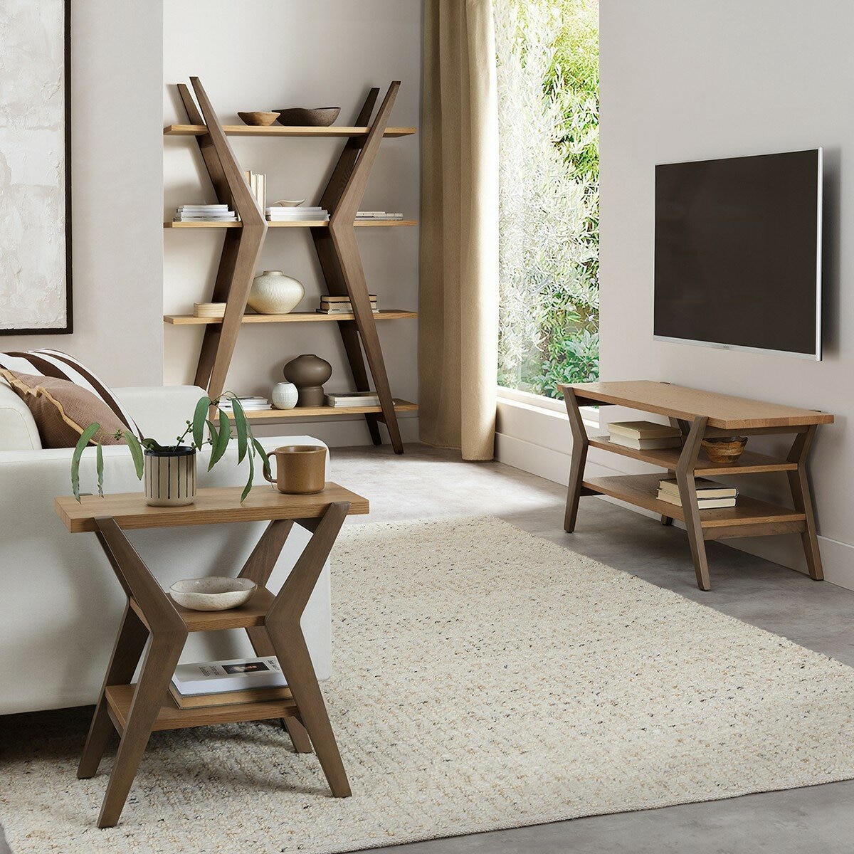 Bentley Designs Kristen 橡木開放式置物架