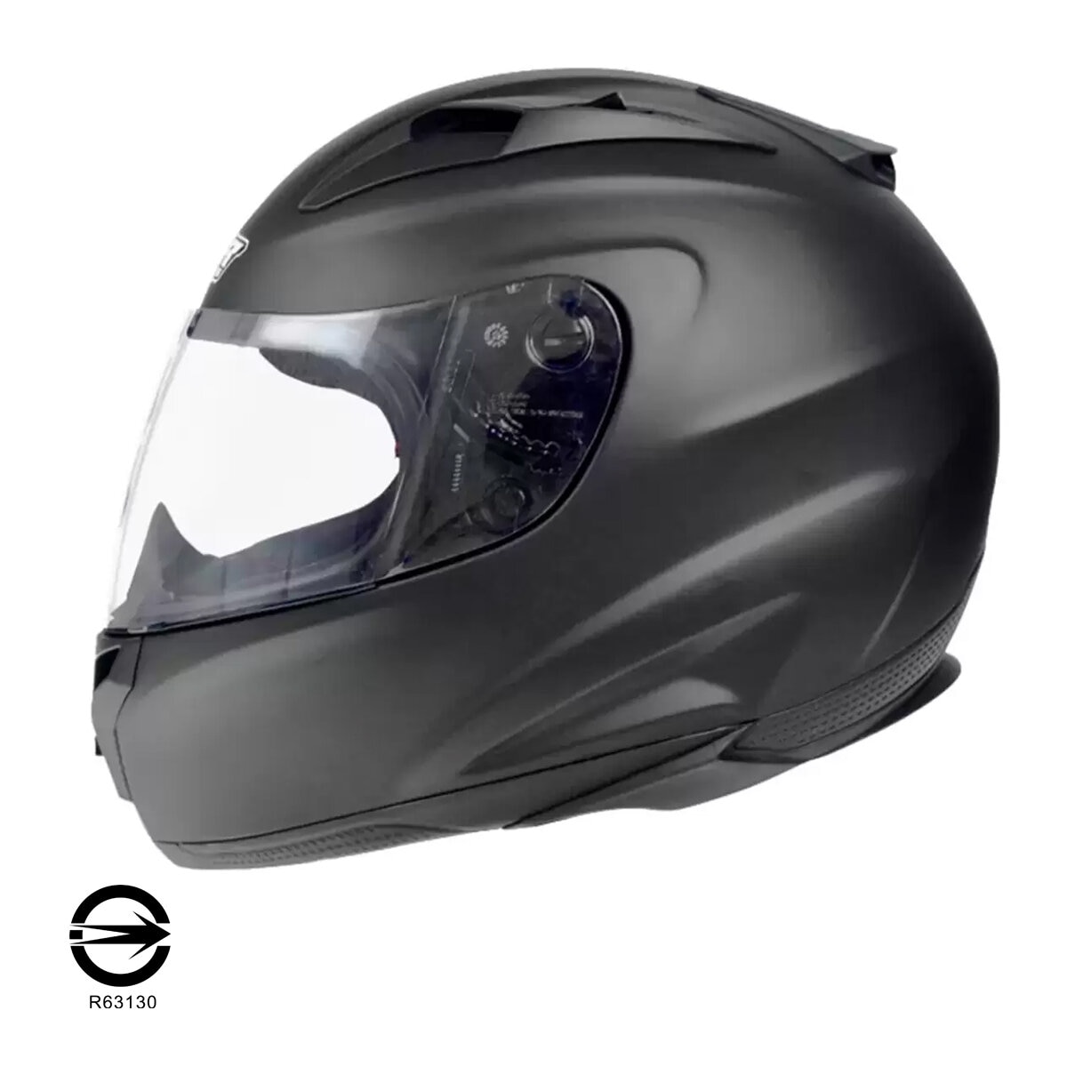 M2R 騎乘機車用全罩式防護頭盔 M-3 消光黑