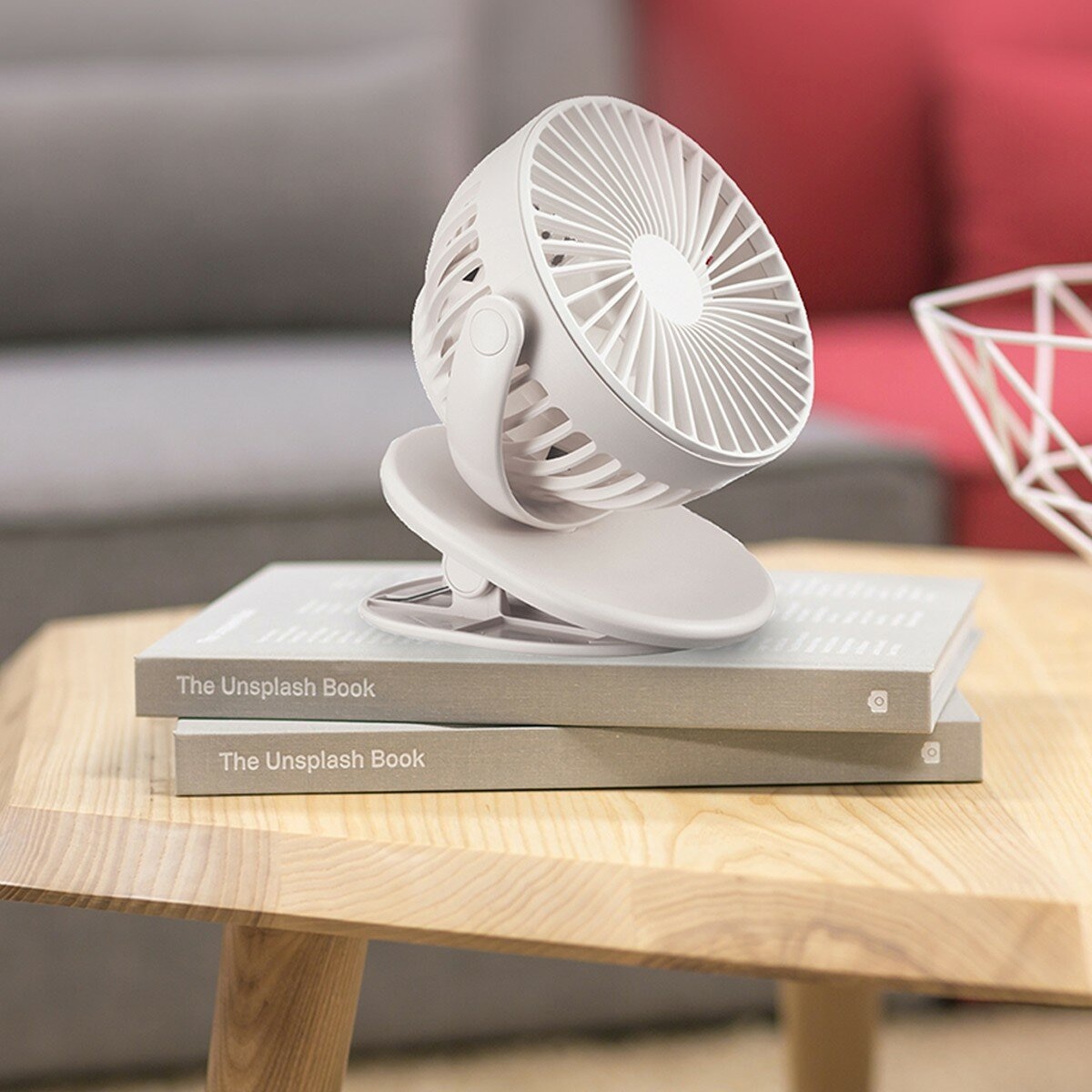 艾美特 USB 桌/夾式充電風扇 2入組 UD703S