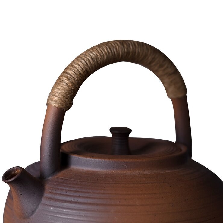 陸寶 提樑燒水砂銚 900毫升 沙礫色