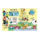 《想問什麼翻翻書》主題探索套書 A:感受與人文篇(共5冊):關於感覺你想知道什麼？+關於難民你想知道什麼？+關於藝術你想知道什麼？+關於家你想知道什麼？+關於音樂你想知道什麼？