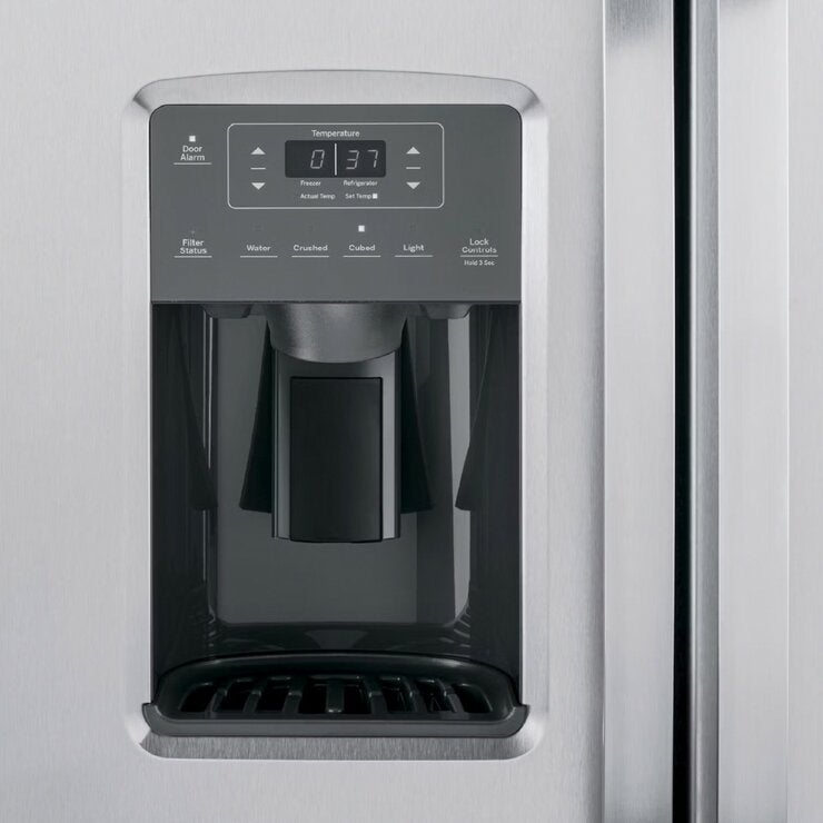 GE 奇異 733公升防指紋不銹鋼雙門對開冰箱 GSS25GYPFS