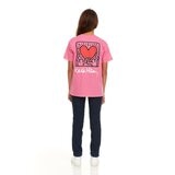 Keith Haring 兒童短袖上衣三件組 黑 L