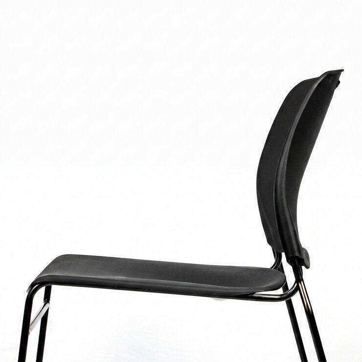Musical Chairs Harmony 可堆疊訪客椅 2入組 黑