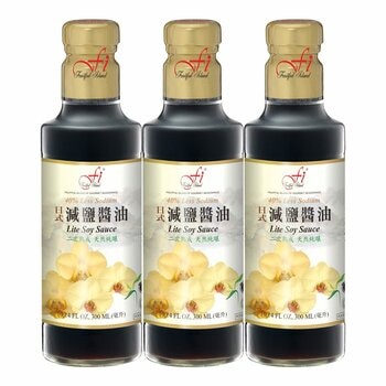 F.I. 日式減鹽醬油 300毫升 X 3入
