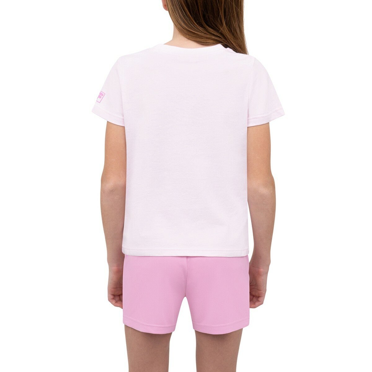 Fila 兒童短袖套組三件組 粉/紫 M Fila 兒童短袖套組三件組 粉/紫 M