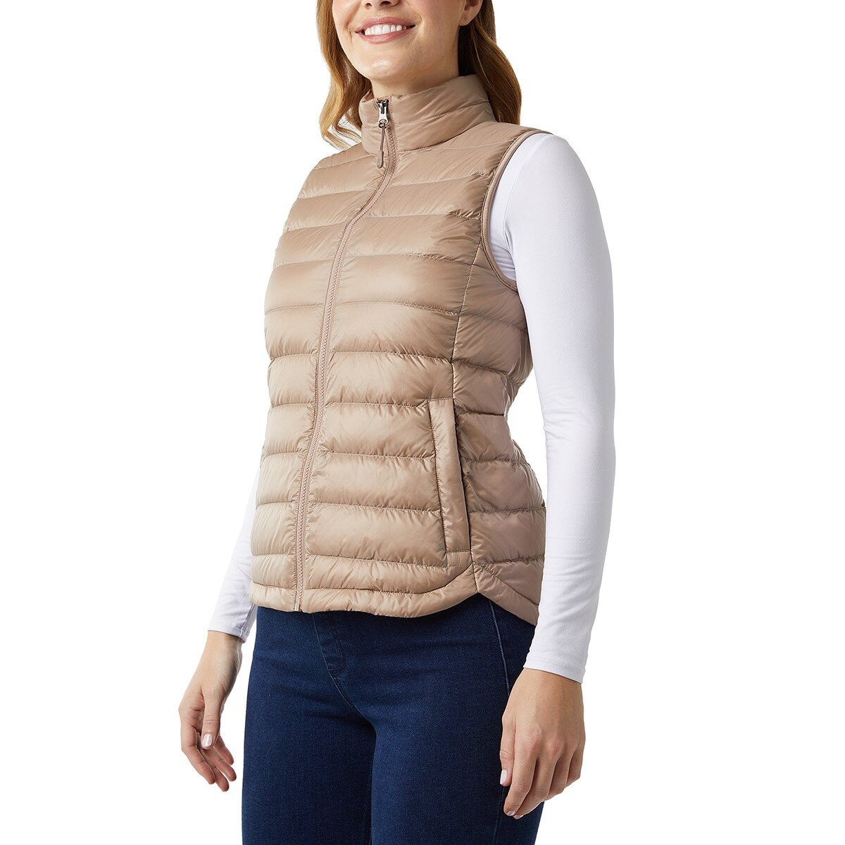 32 Degrees 女羽絨背心 淺咖啡 32 Degrees 女羽絨背心 淺咖啡