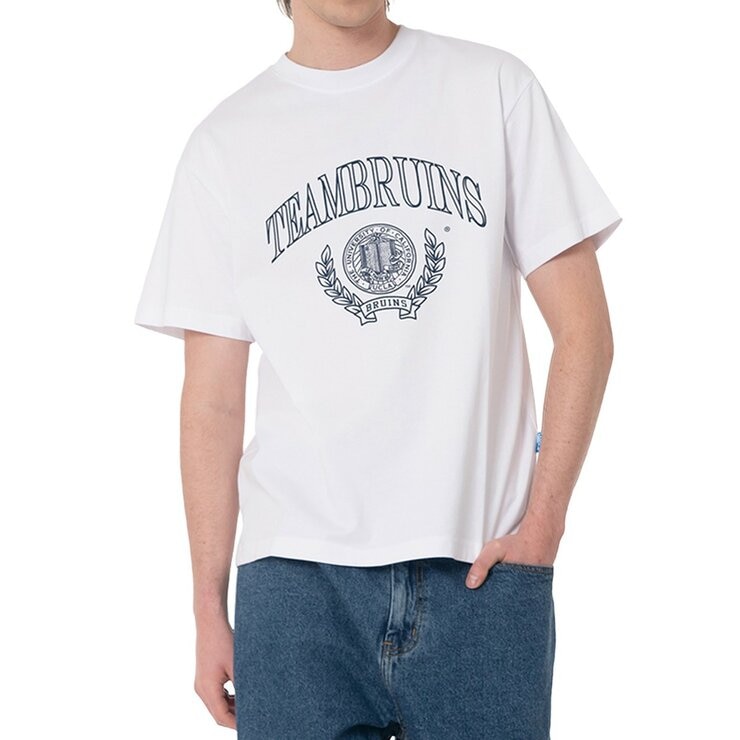 UCLA 男LOGO短袖上衣 白