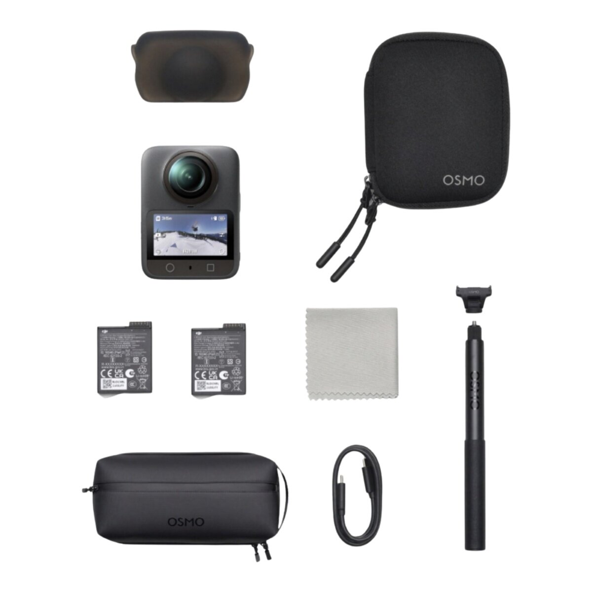 DJI Osmo 360 套裝組 雙電池+自拍棒+收納包