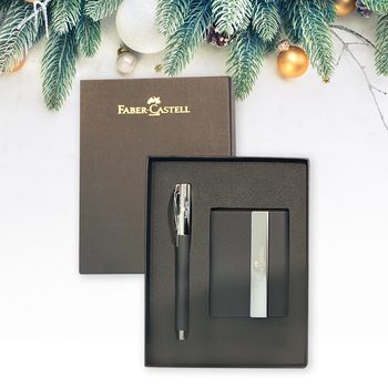 Faber Castell 成吉思汗纖維鋼珠筆圓弧名片組 Faber Castell 成吉思汗纖維鋼珠筆圓弧名片組